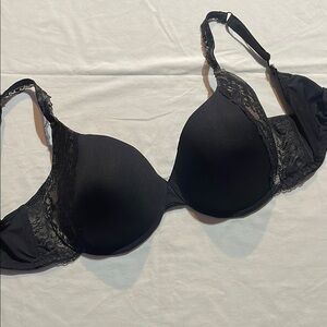Marilyn Monroe Black Bra with Molded Cups and Underwire